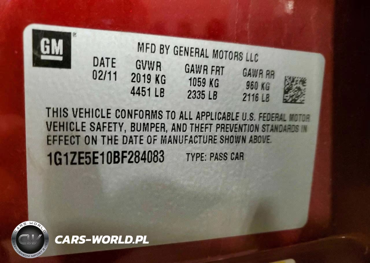 2011 Chevrolet Malibu Ltz VIN:1G1ZE5E10BF284083 - 12