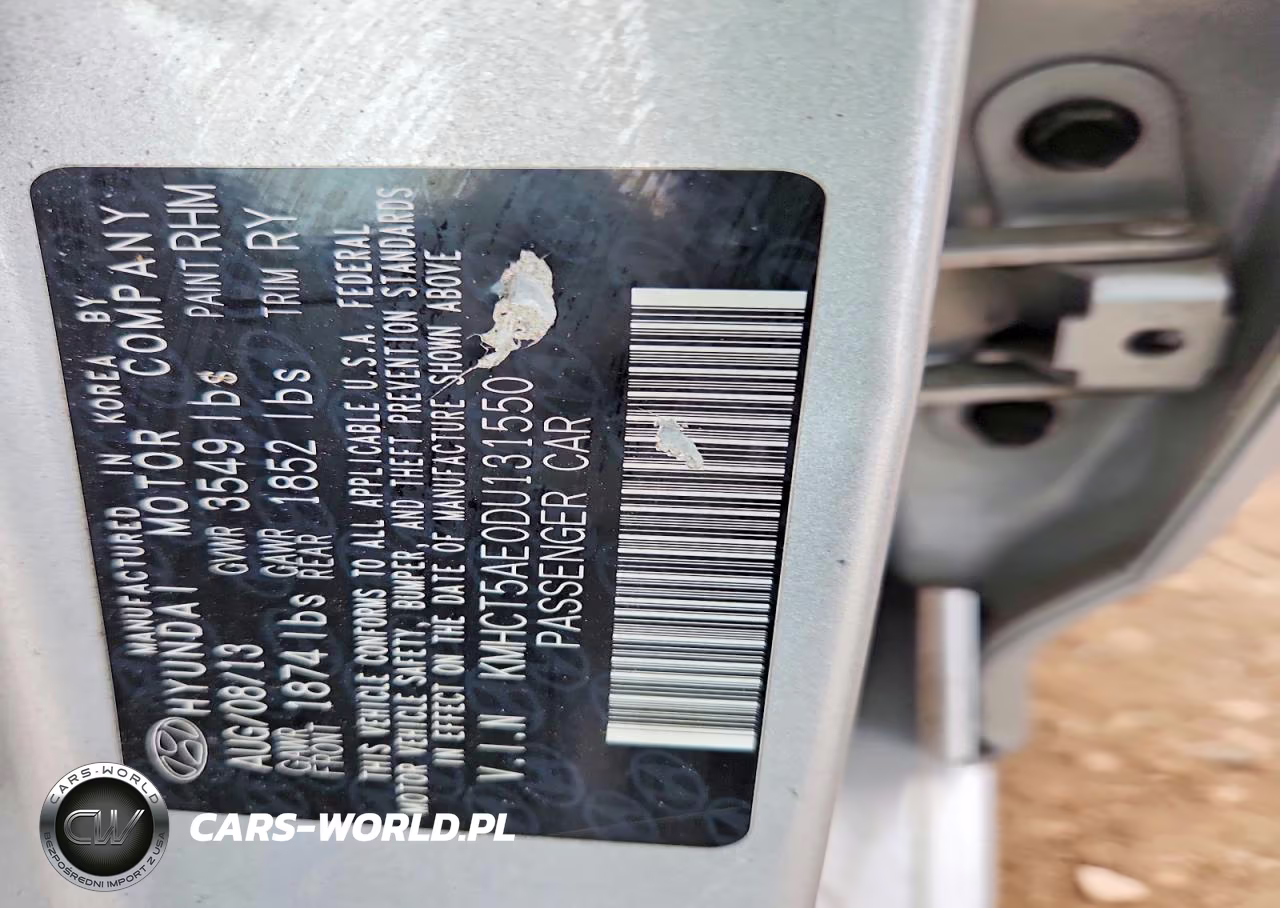 2013 Hyundai Accent Gs VIN:KMHCT5AE0DU131550 - 12