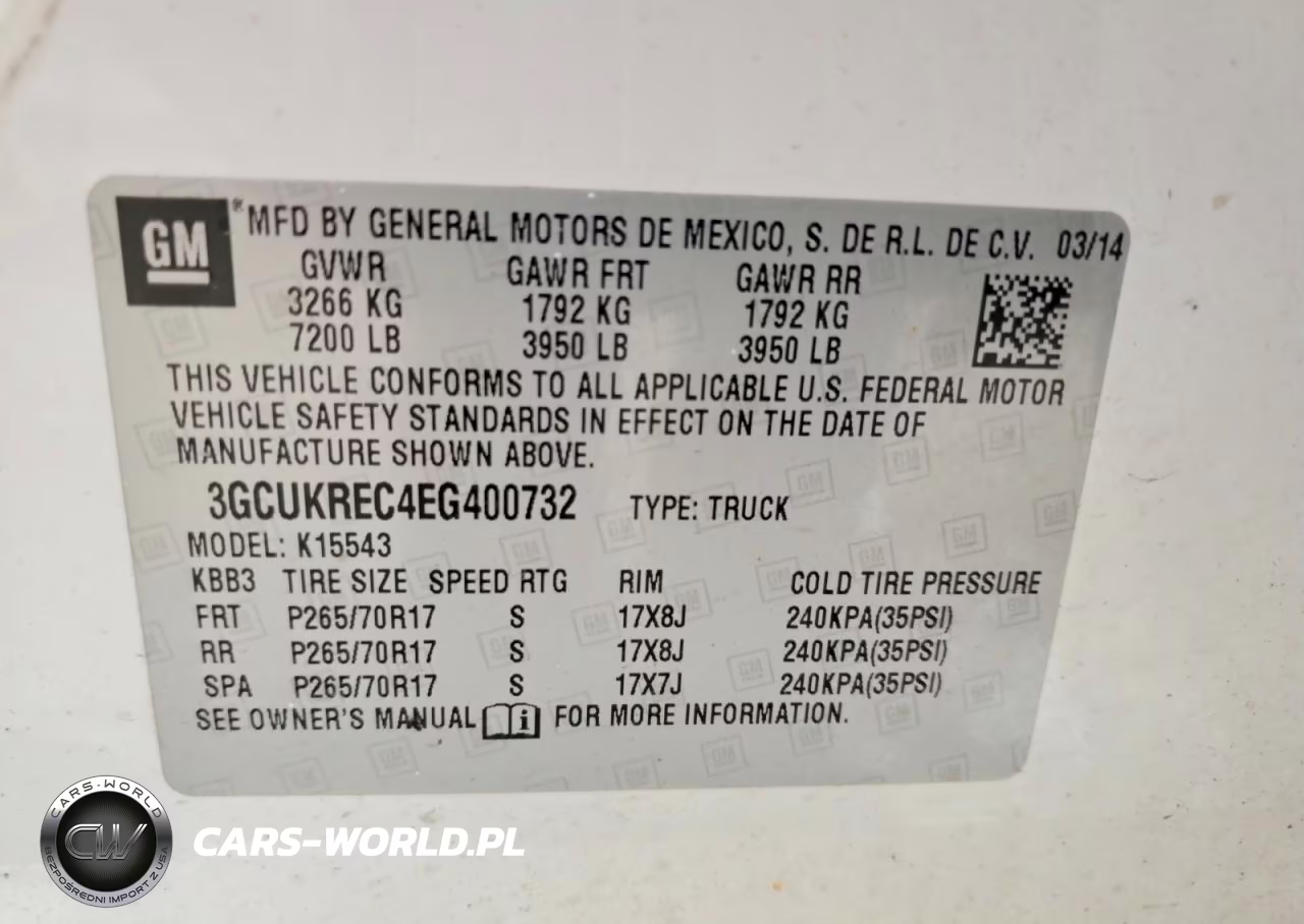 2014 Chevrolet Silverado K1500 Lt VIN:3GCUKREC4EG400732 - 12