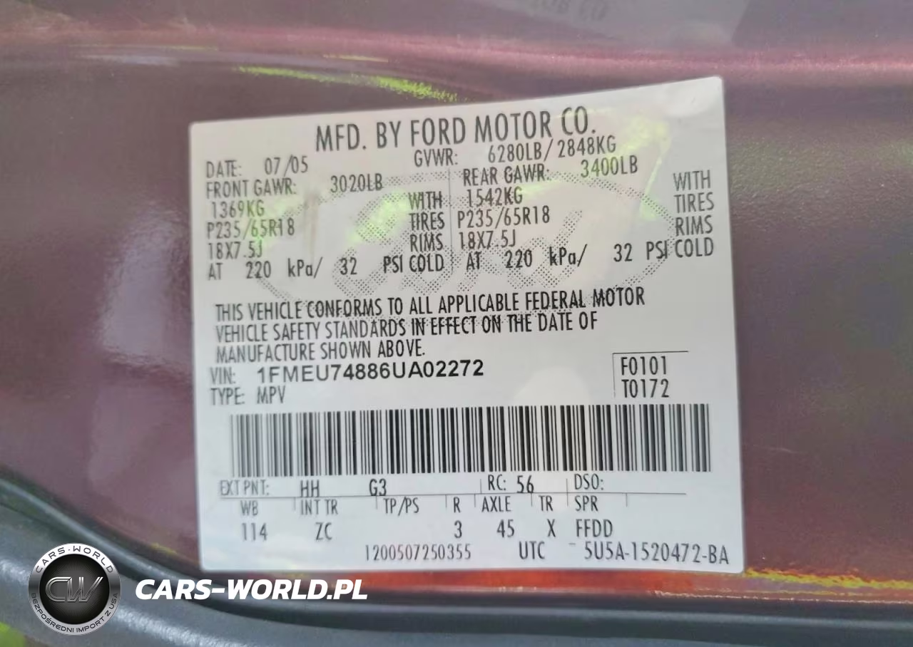 2006 Ford Explorer Eddie Bauer VIN:1FMEU74886UA02272 - 13