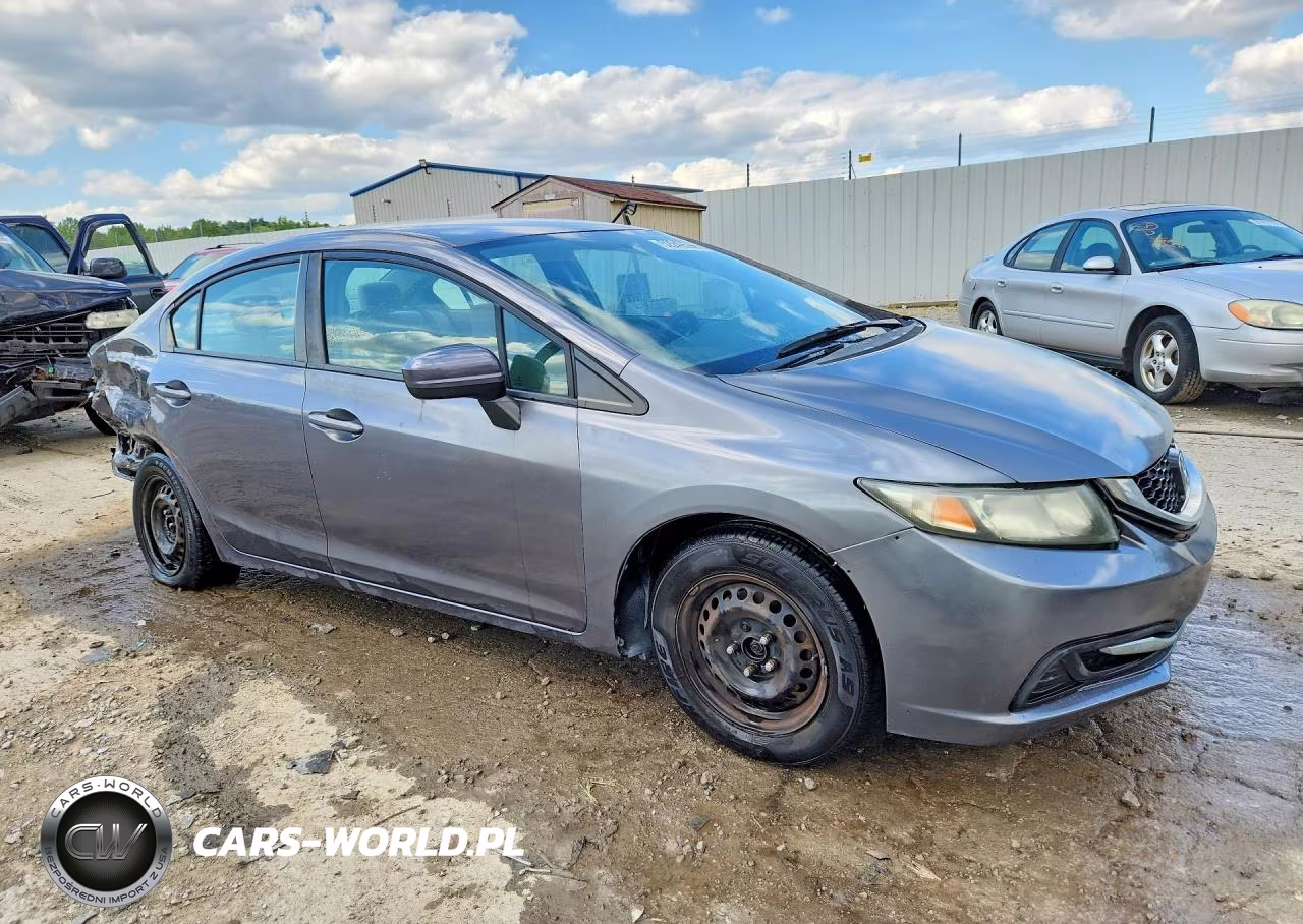 2014 Honda Civic Lx VIN:19XFB2F55EE004708 - 4