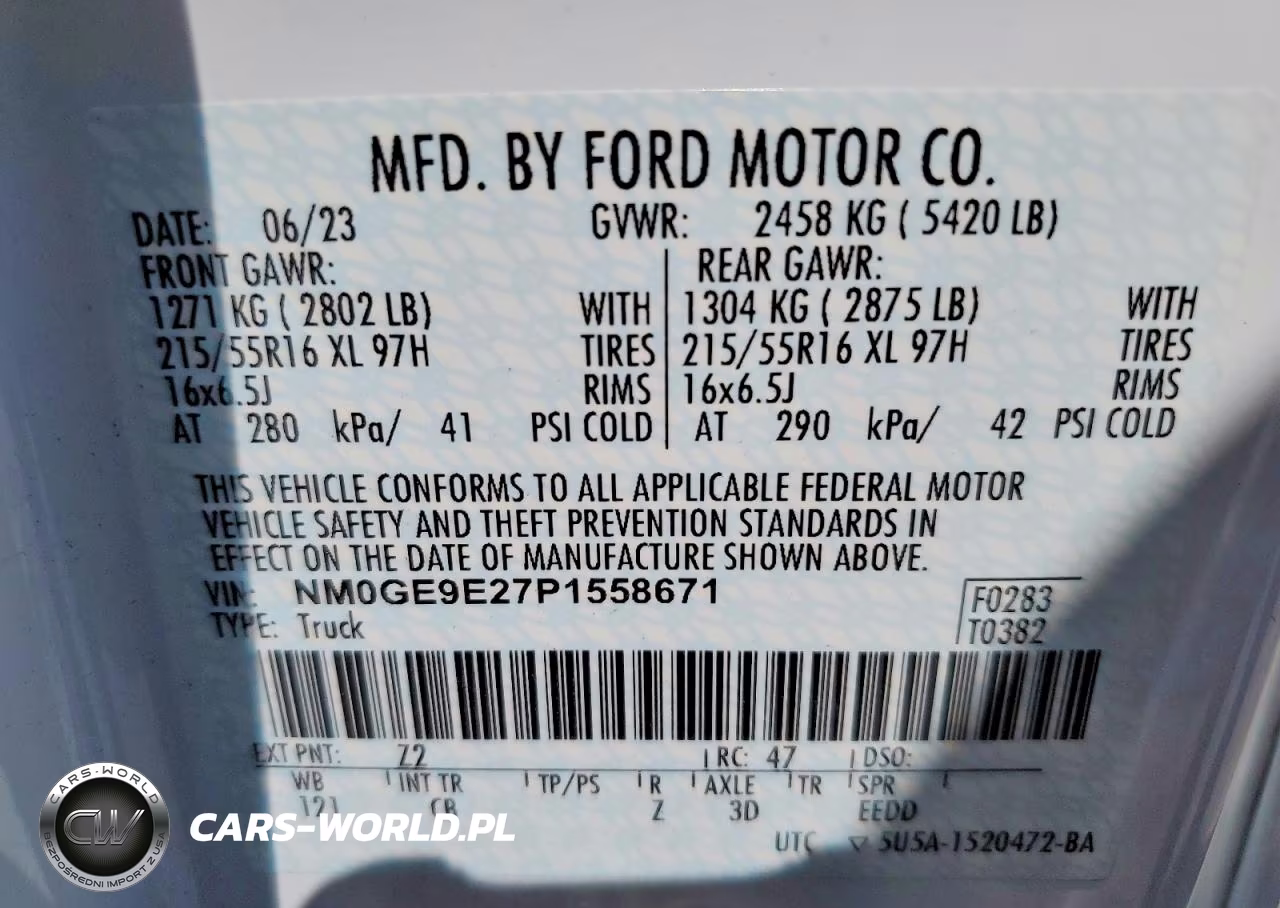 2023 Ford Transit Connect Xl VIN:NM0GE9E27P1558671 - 13