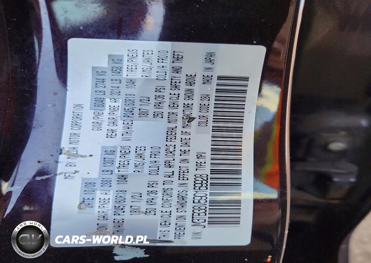 2009 Mazda Cx-9 VIN:JM3TB38V590169928 - 13