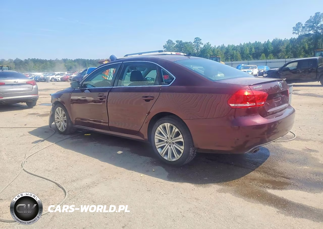 2013 Volkswagen Passat Se VIN:1VWBH7A31DC085791 - 2