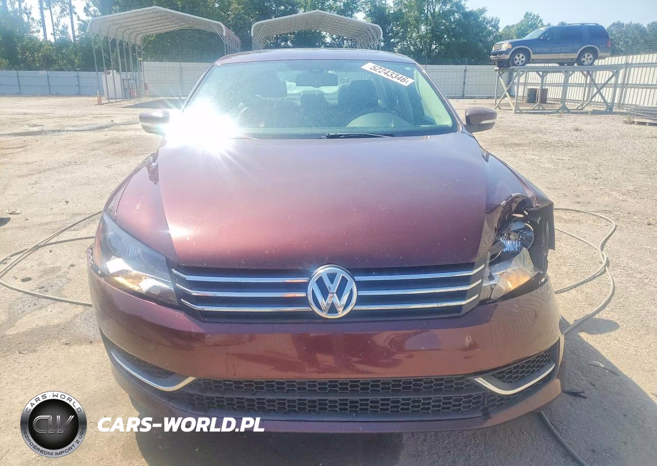 2013 Volkswagen Passat Se VIN:1VWBH7A31DC085791 - 5