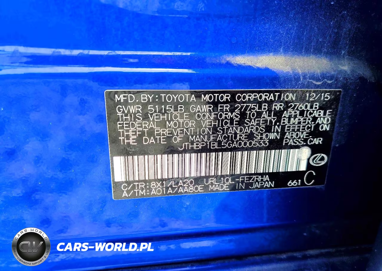2015 Lexus Gx 460 Premium VIN:JTHBP1BL5GA000533 - 12