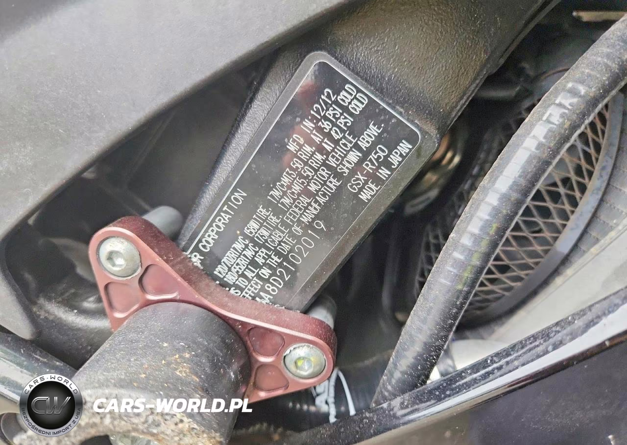 2013 Suzuki Gsx-R750 VIN:JS1GR7MA8D2102019 - 10