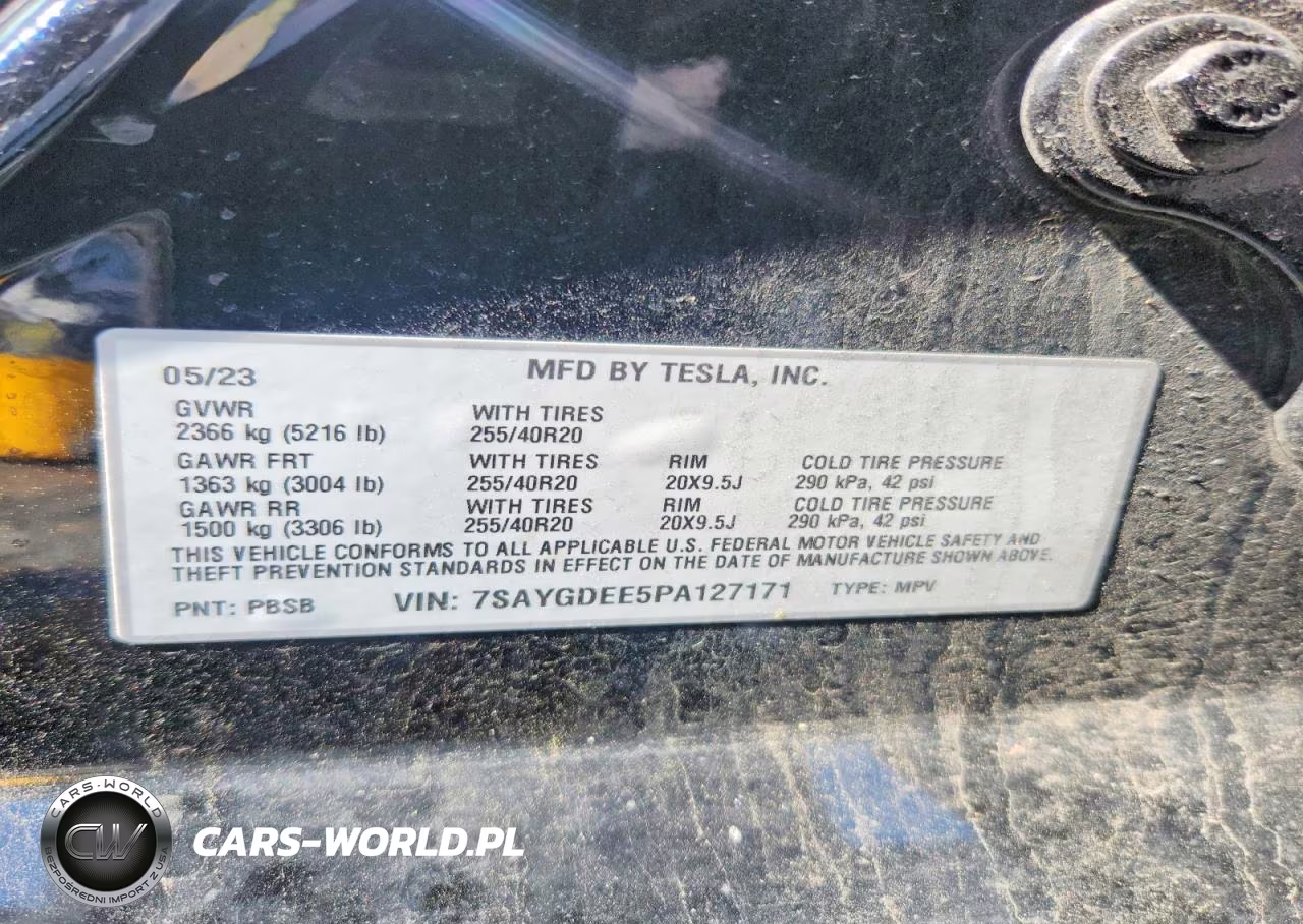 2023 Tesla Model Y VIN:7SAYGDEE5PA127171 - 12