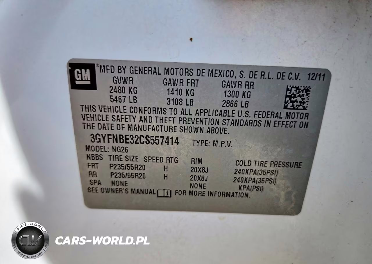 2012 Cadillac Srx Performance Collection VIN:3GYFNBE32CS557414 - 13