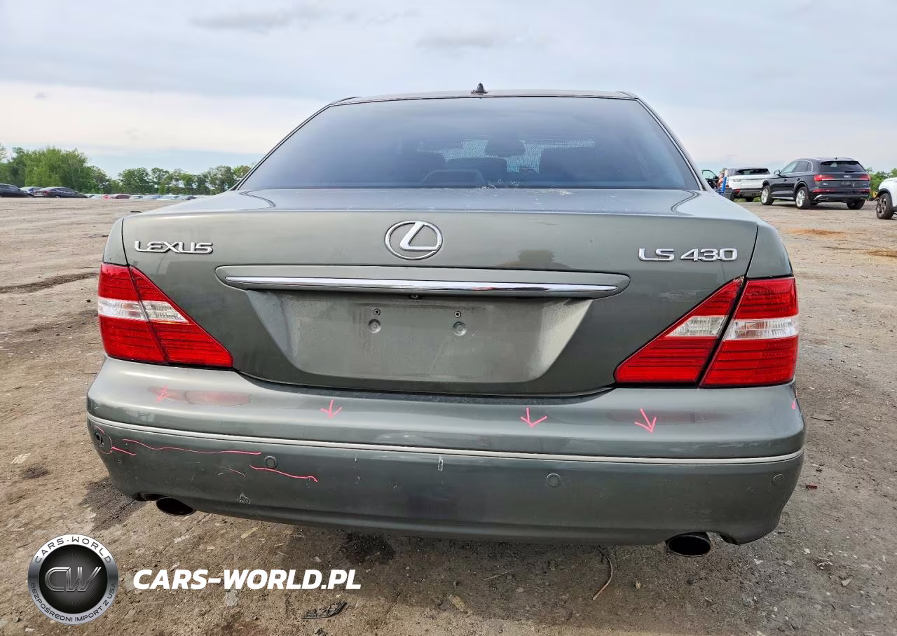 2005 Lexus Ls 430 VIN:JTHBN36F950180608 - 6