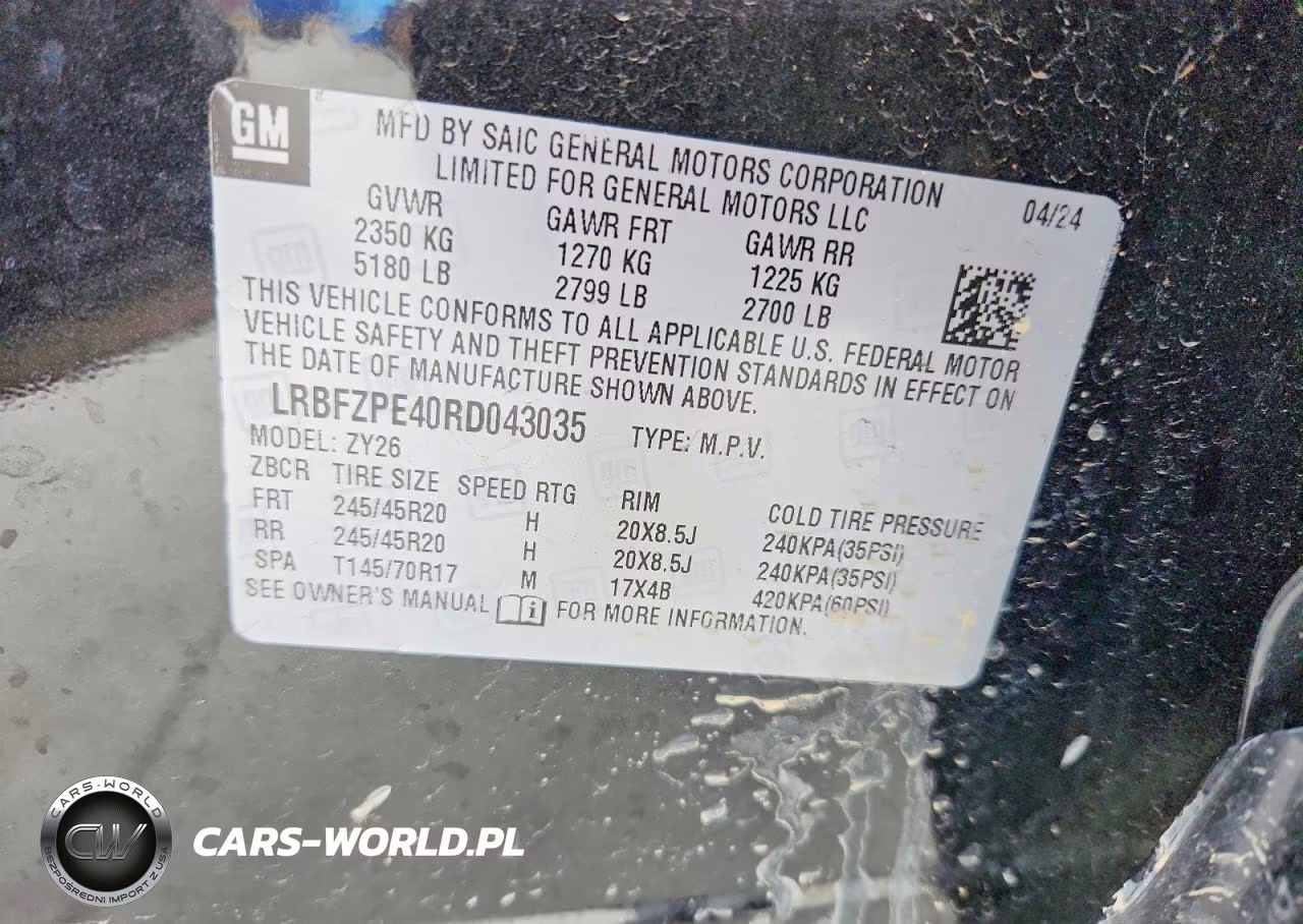 2024 Buick Envision Essence VIN:LRBFZPE40RD043035 - 14