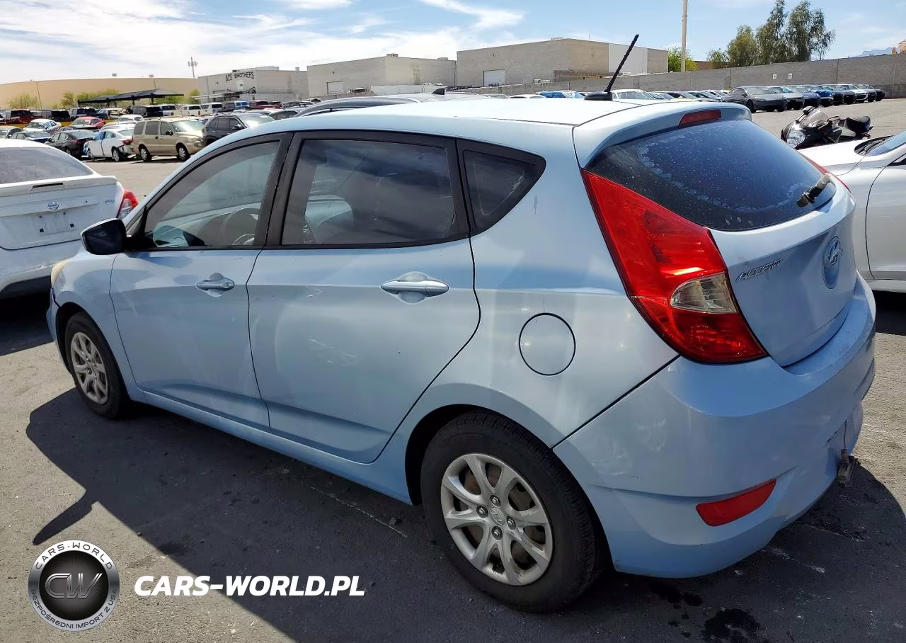 2012 Hyundai Accent Gs VIN:KMHCT5AE1CU003929 - 2