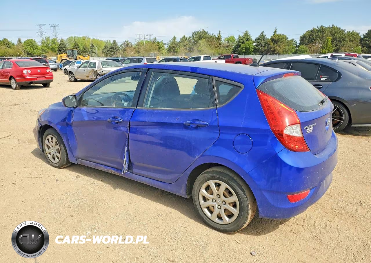 2013 Hyundai Accent Gs VIN:KMHCT5AE0DU099750 - 2