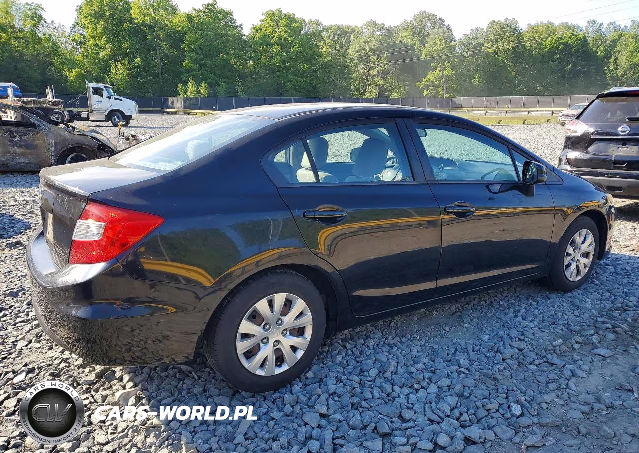 2012 Honda Civic Lx VIN:2HGFB2F56CH327829 - 3