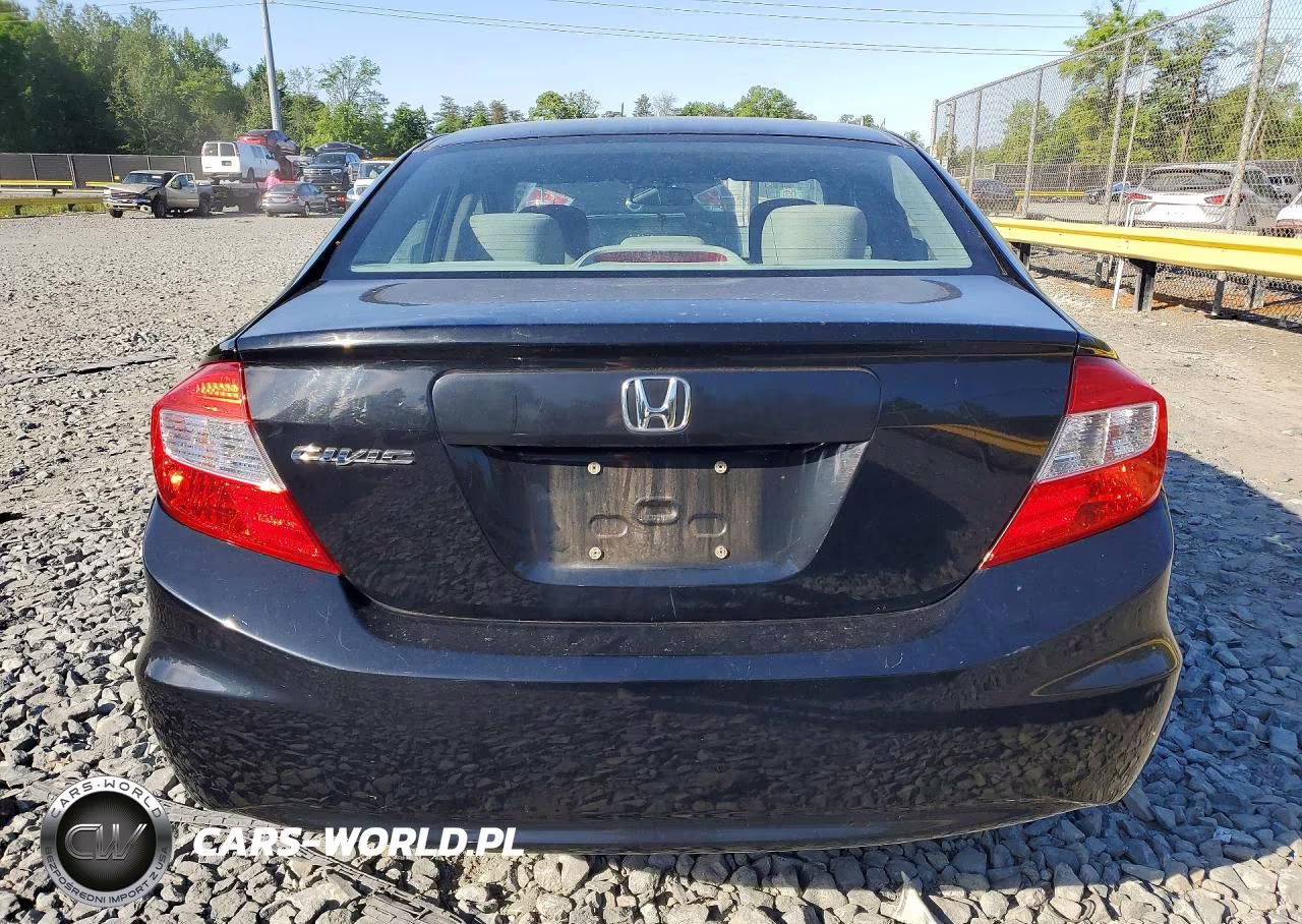 2012 Honda Civic Lx VIN:2HGFB2F56CH327829 - 6