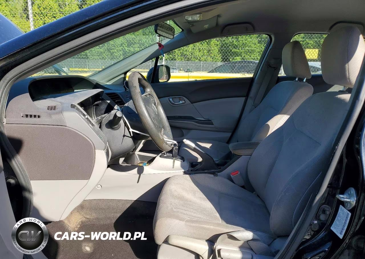 2012 Honda Civic Lx VIN:2HGFB2F56CH327829 - 7