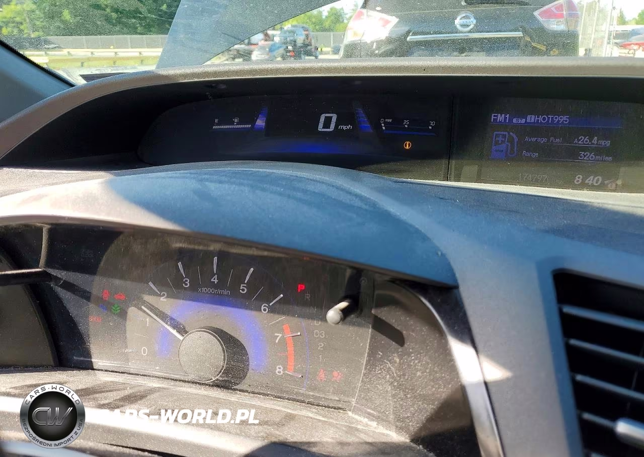 2012 Honda Civic Lx VIN:2HGFB2F56CH327829 - 9