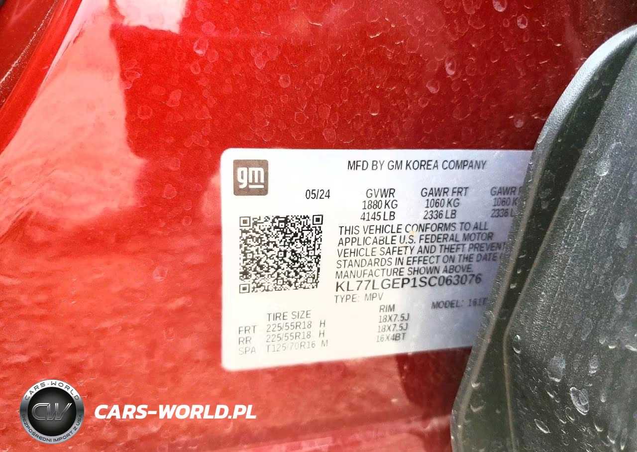 2025 Chevrolet Trax 1Rs VIN:KL77LGEP1SC063076 - 14