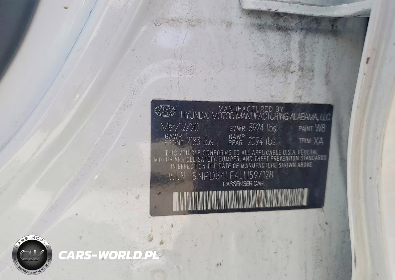 2020 Hyundai Elantra Limited VIN:5NPD84LF4LH597128 - 12