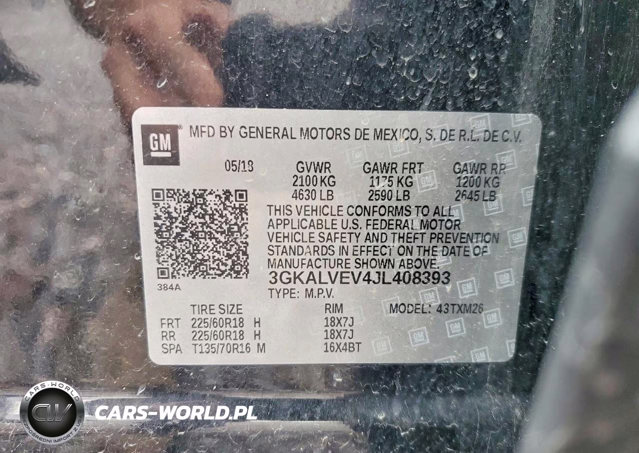 2018 GMC Terrain Slt VIN:3GKALVEV4JL408393 - 14