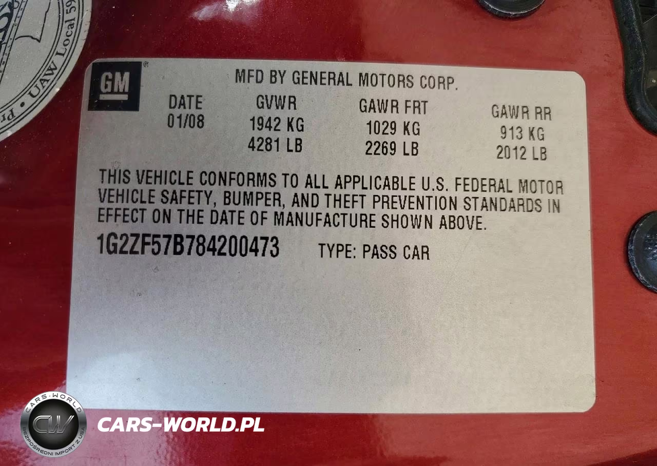 2008 Pontiac G6 Value Leader VIN:1G2ZF57B784200473 - 12