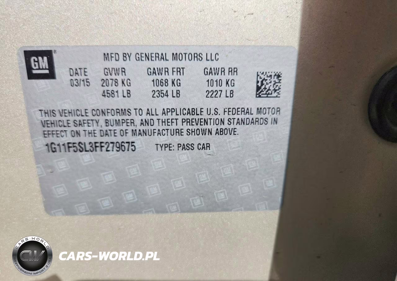 2015 Chevrolet Malibu Ltz VIN:1G11F5SL3FF279675 - 13