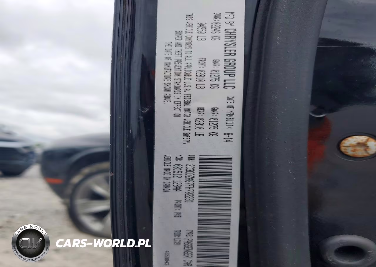 2015 Dodge Challenger Sxt VIN:2C3CDZAG7FH702231 - 12