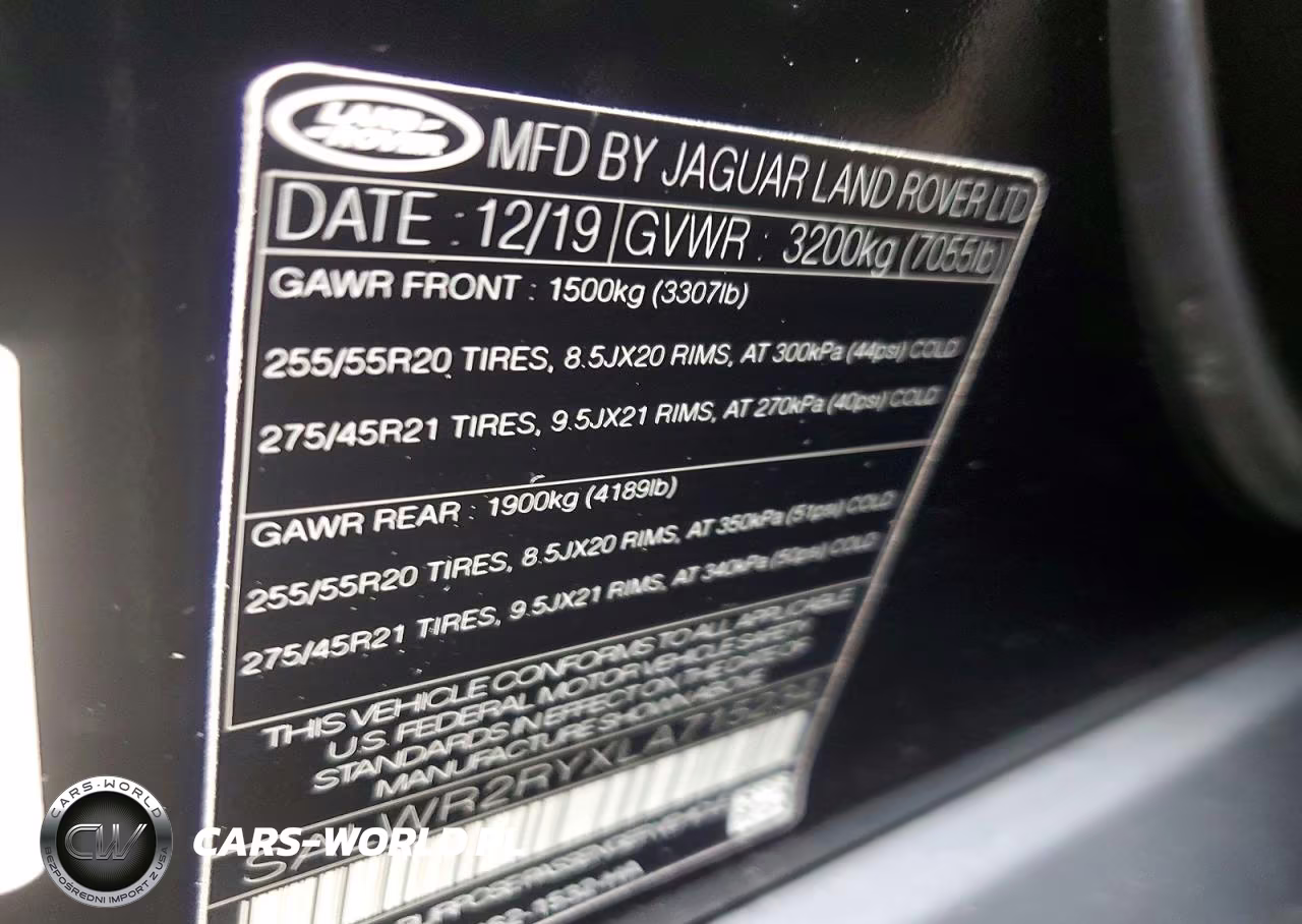 2020 Land Rover Roversport VIN:SALWR2RYXLA715234 - 13