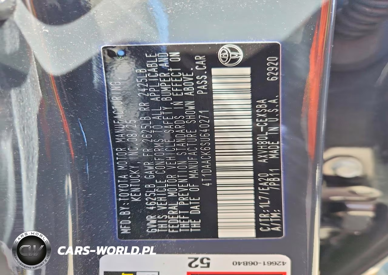 2025 Toyota Camry Se VIN:4T1DAACK6SU640271 - 13