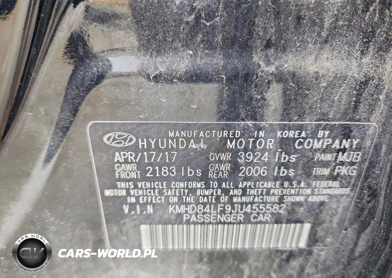 2018 Hyundai Elantra Sel VIN:KMHD84LF9JU455582 - 12