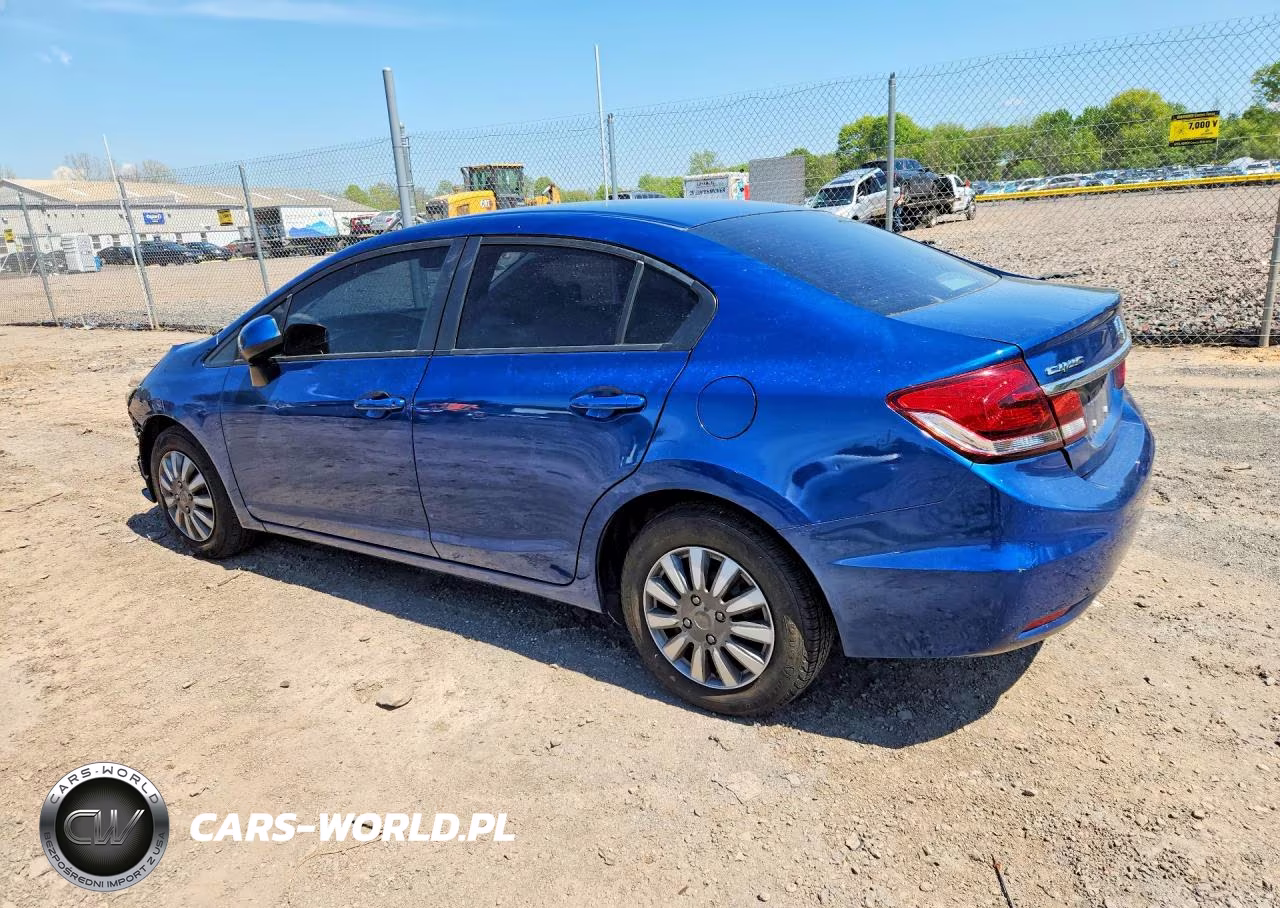 2013 HONDA CIVIC LX VIN:2HGFB2F59DH529985 - 2