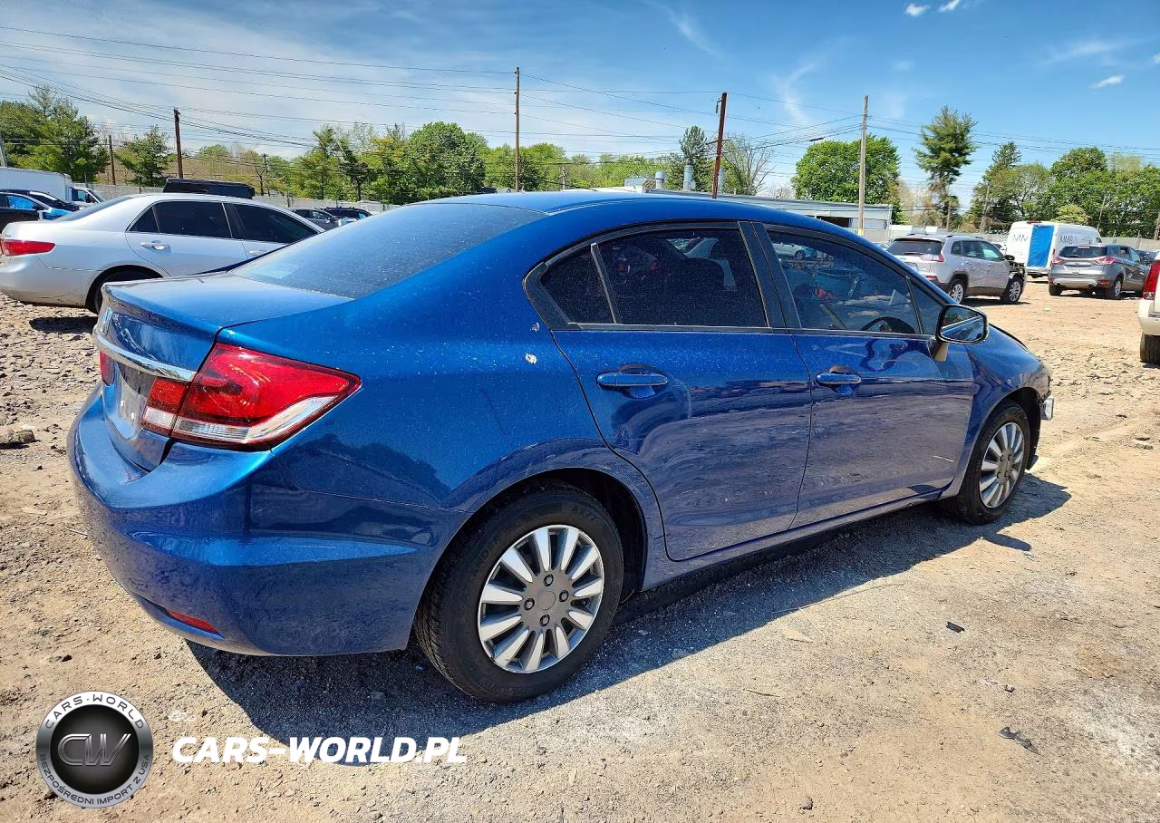 2013 HONDA CIVIC LX VIN:2HGFB2F59DH529985 - 3