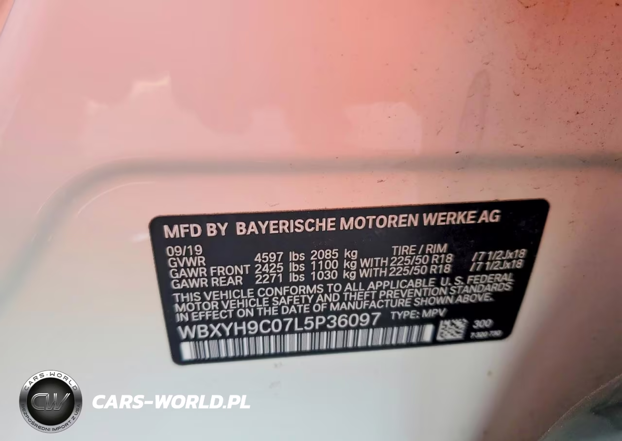 2020 BMW X2 Sdrive28I VIN:WBXYH9C07L5P36097 - 13