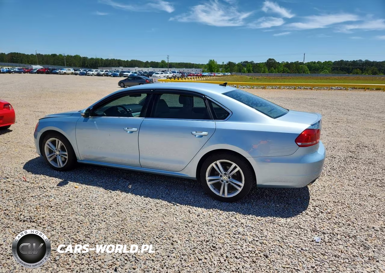 2012 Volkswagen Passat Se VIN:1VWBM7A3XCC084309 - 2