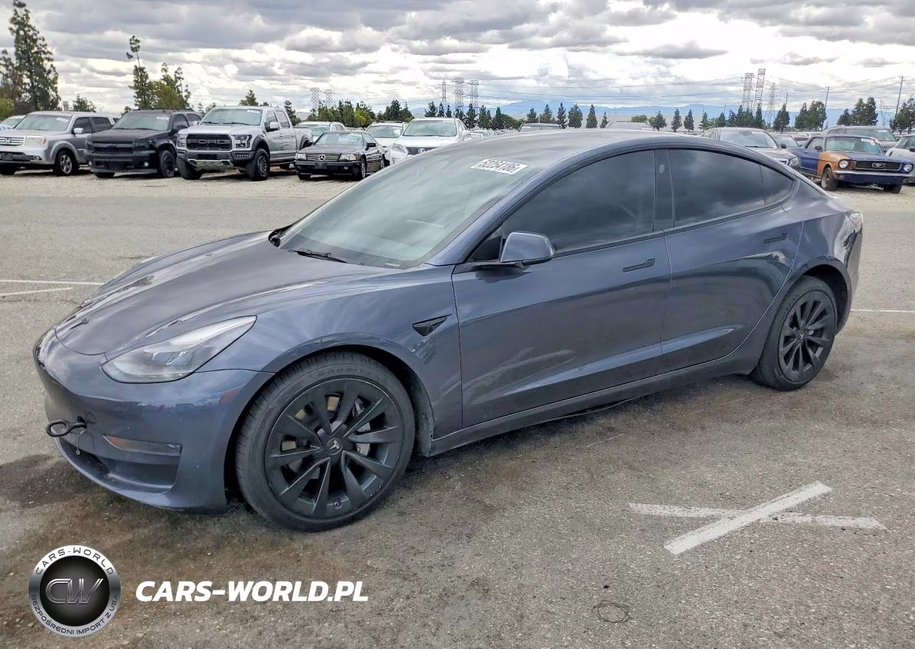 2022 Tesla Model 3 VIN:5YJ3E1EAXNF297616 - 1