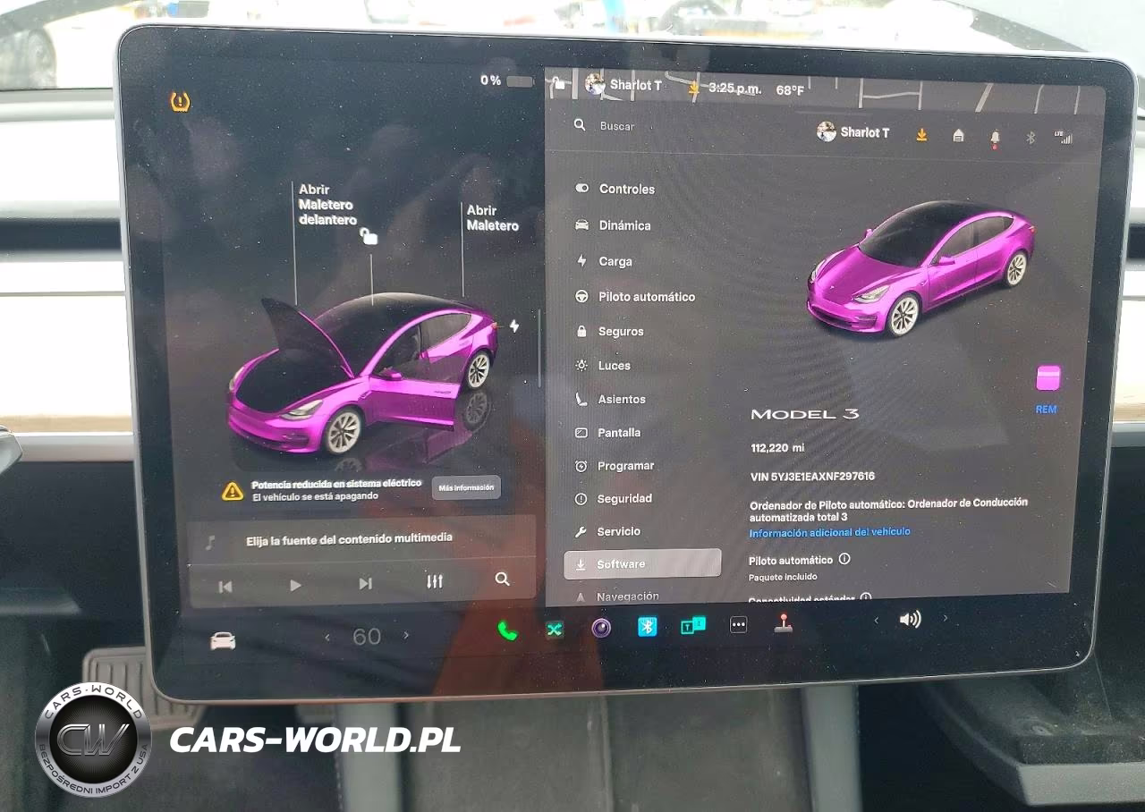 2022 Tesla Model 3 VIN:5YJ3E1EAXNF297616 - 9
