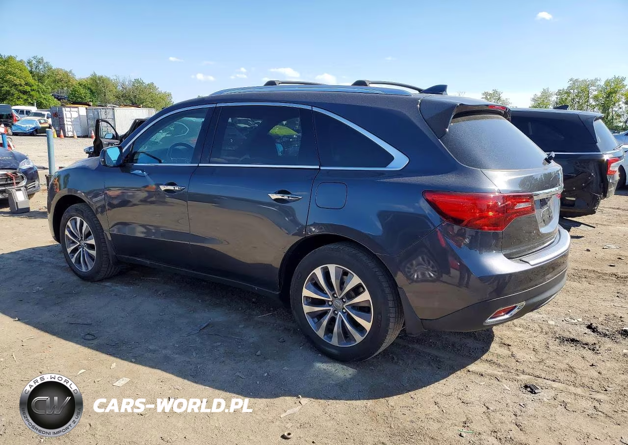2014 Acura Mdx Technology Package VIN:5FRYD3H40EB016352 - 2