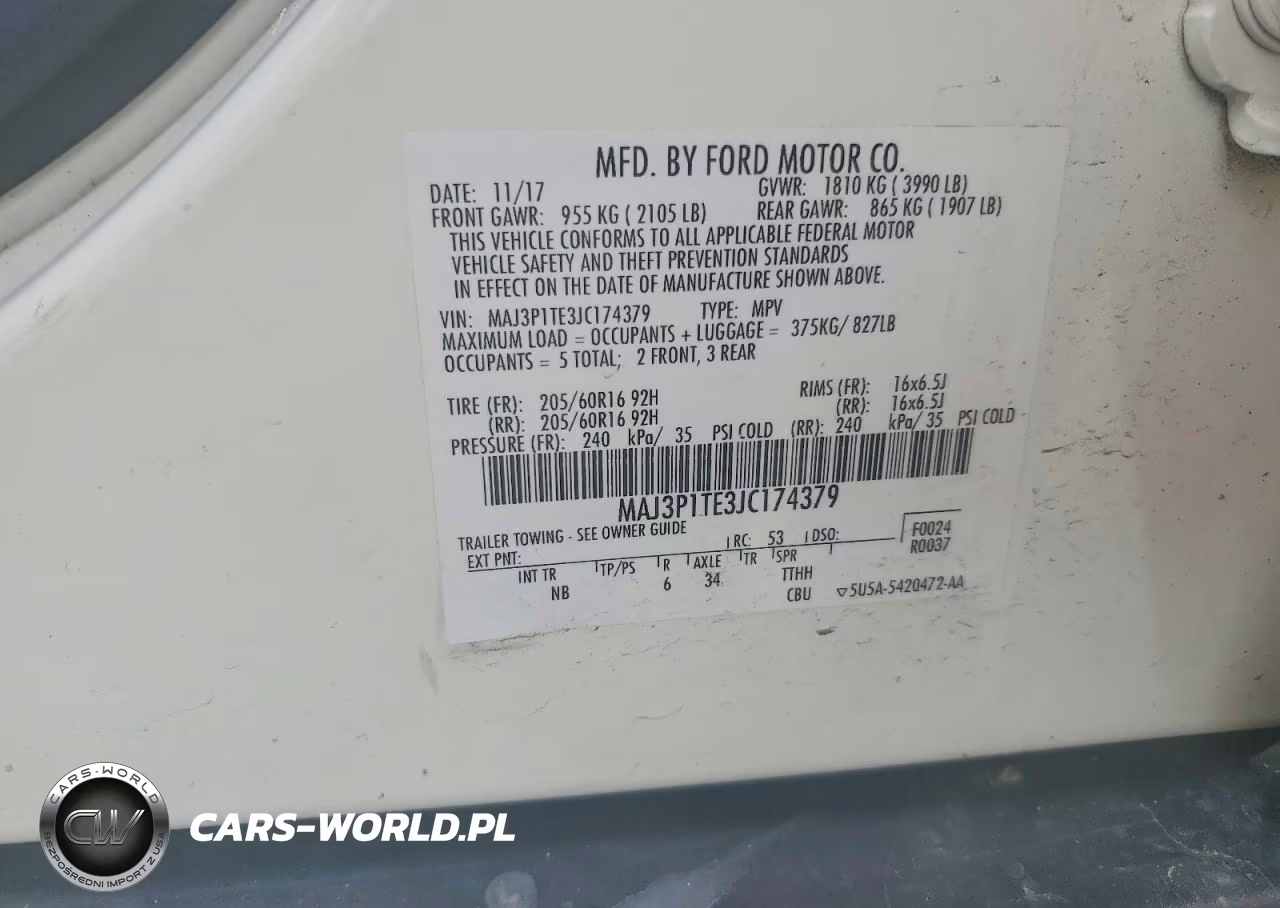 2018 Ford Ecosport Se VIN:MAJ3P1TE3JC174379 - 12