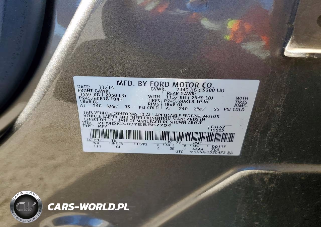 2014 Ford Edge Sel VIN:2FMDK3JC7EBB67754 - 12