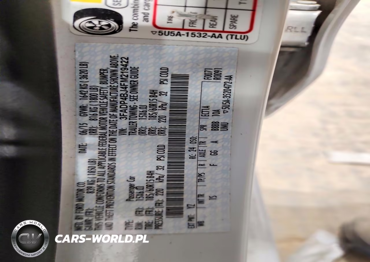 2015 Ford Fiesta Se VIN:3FADP4BJ4FM219422 - 12