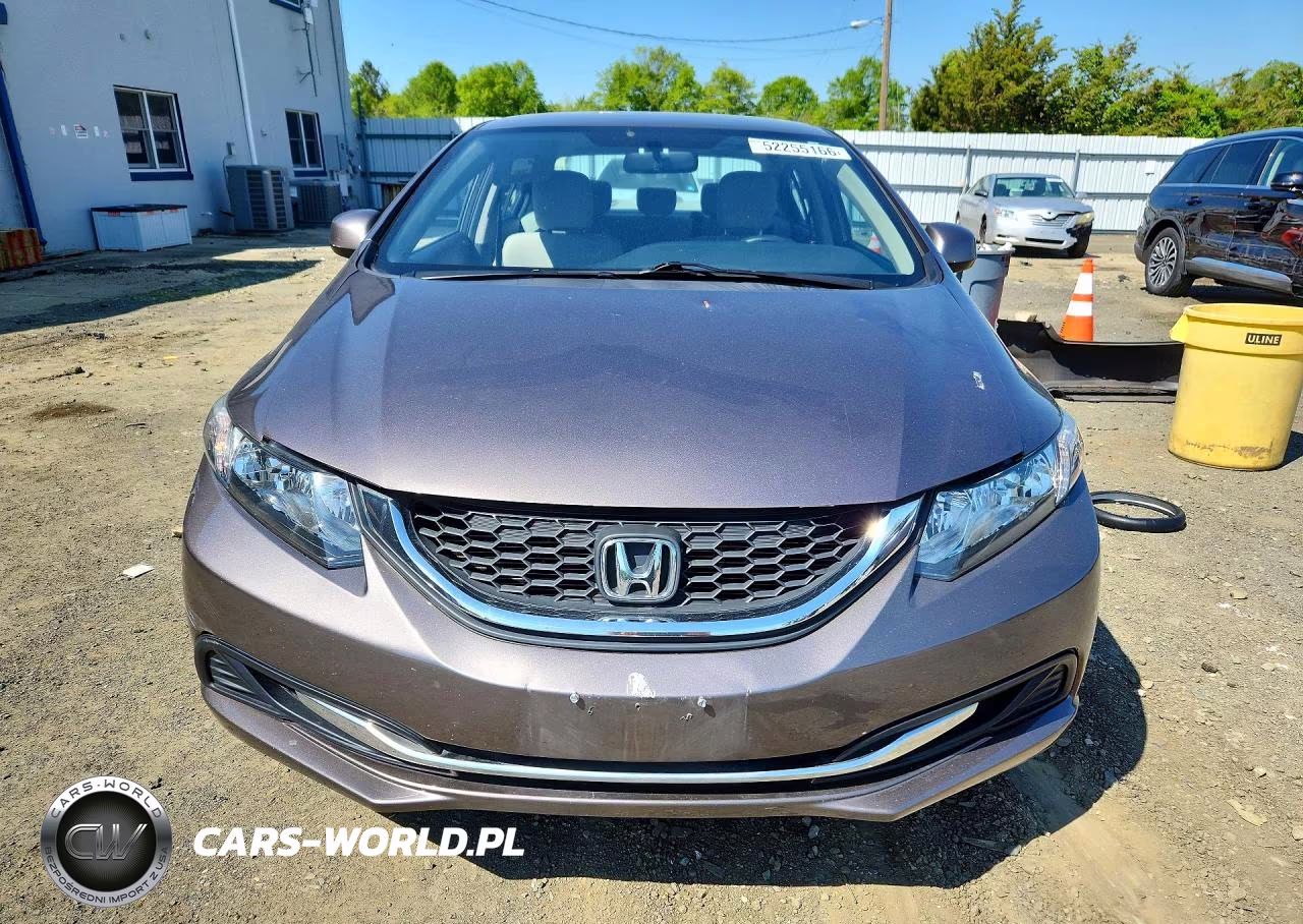 2013 Honda Civic Lx VIN:19XFB2F58DE291444 - 5