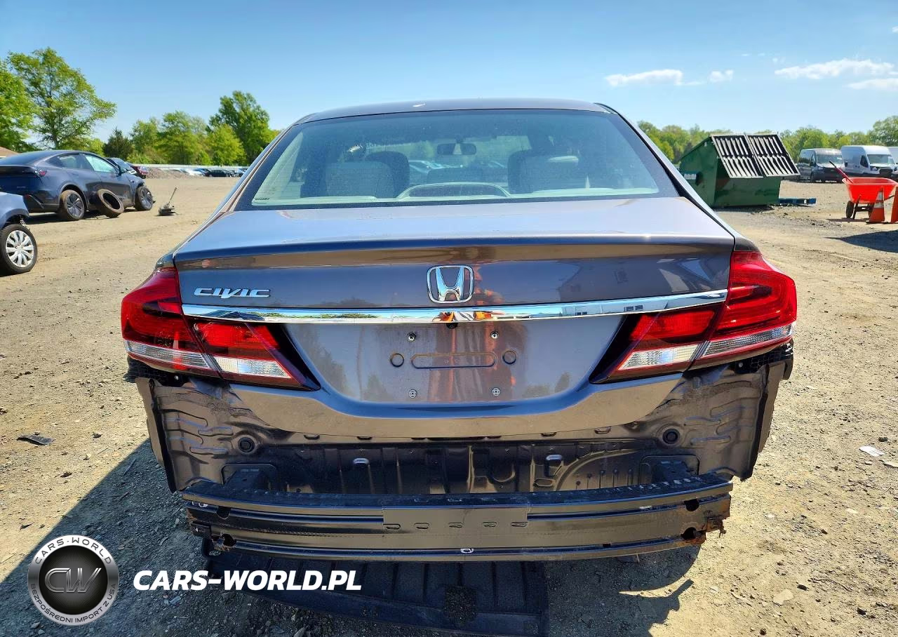 2013 Honda Civic Lx VIN:19XFB2F58DE291444 - 6
