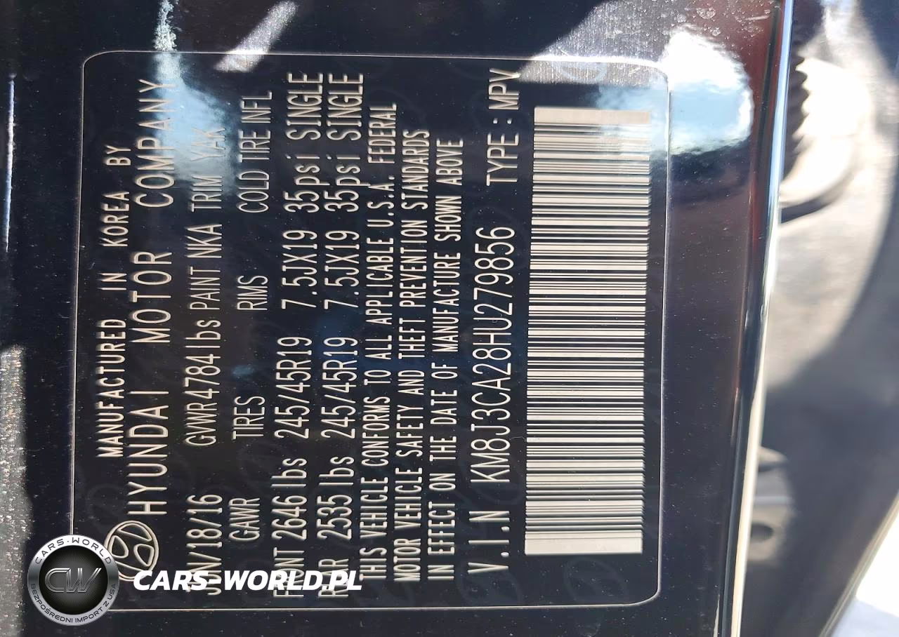 2017 Hyundai Tucson Limited VIN:KM8J3CA28HU279856 - 14