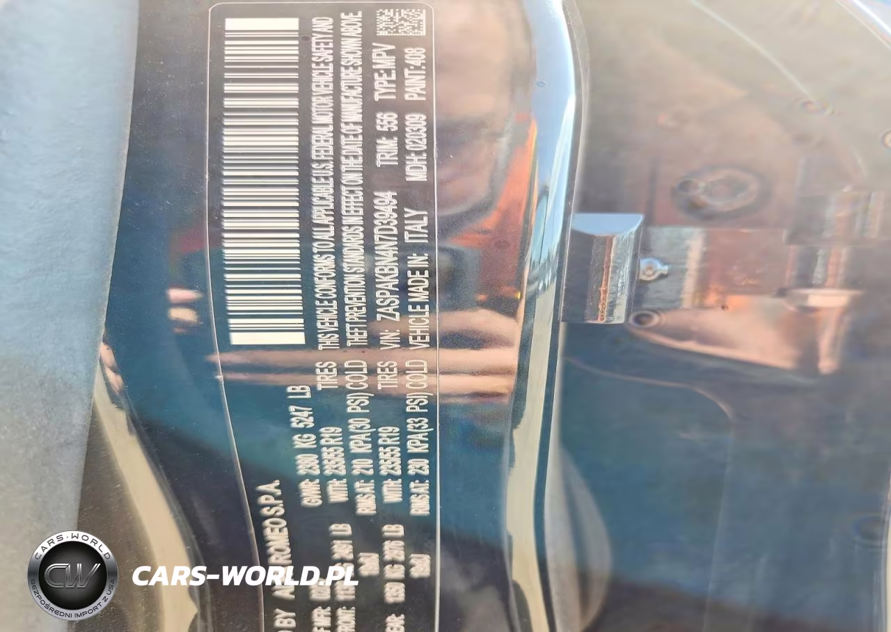 2022 Alfa Romeo Stelvio Ti VIN:ZASPAKBN4N7D39494 - 14