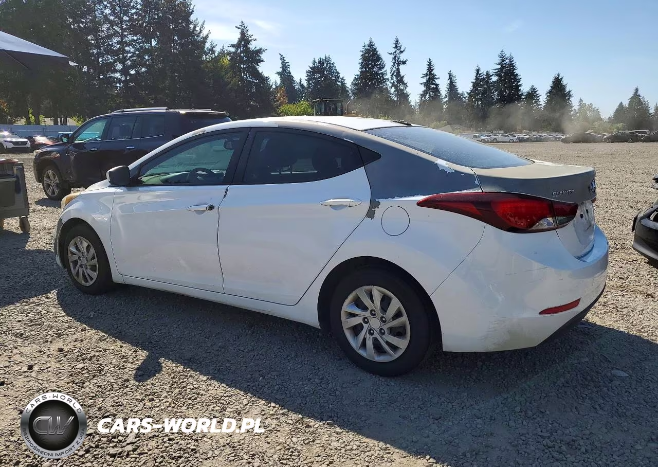 2016 Hyundai Elantra Se VIN:5NPDH4AE0GH776427 - 2
