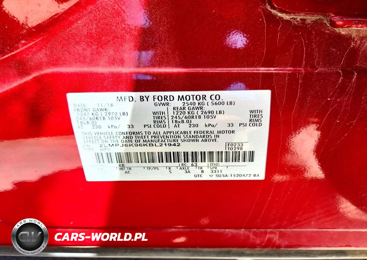 2019 Lincoln Nautilus Select VIN:2LMPJ6K96KBL21942 - 13