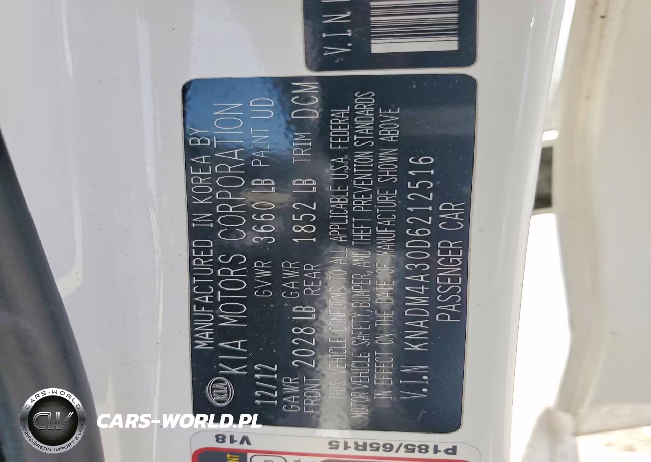 2013 Kia Rio Lx VIN:KNADM4A30D6212516 - 12
