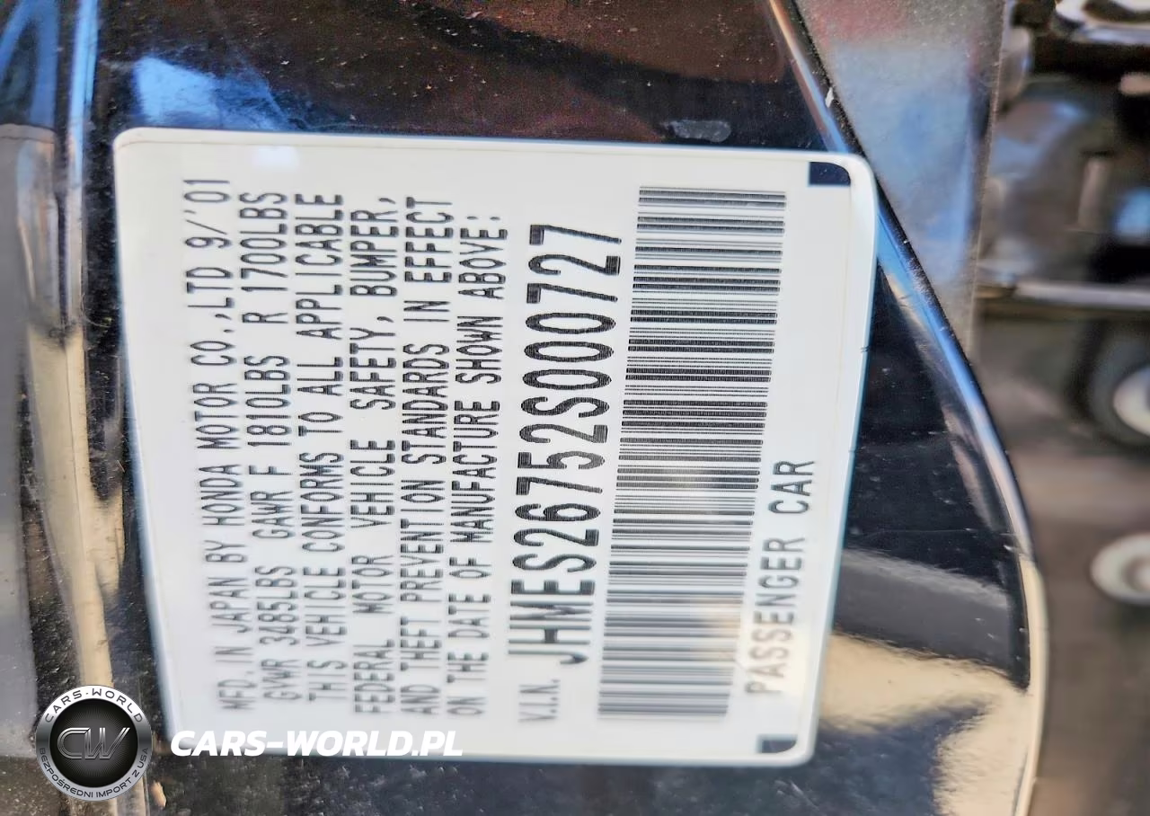 2002 Honda Civic Ex VIN:JHMES26752S000727 - 12