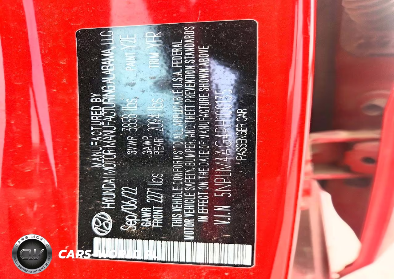 2023 Hyundai Elantra Sel VIN:5NPLM4AG4PH100135 - 12