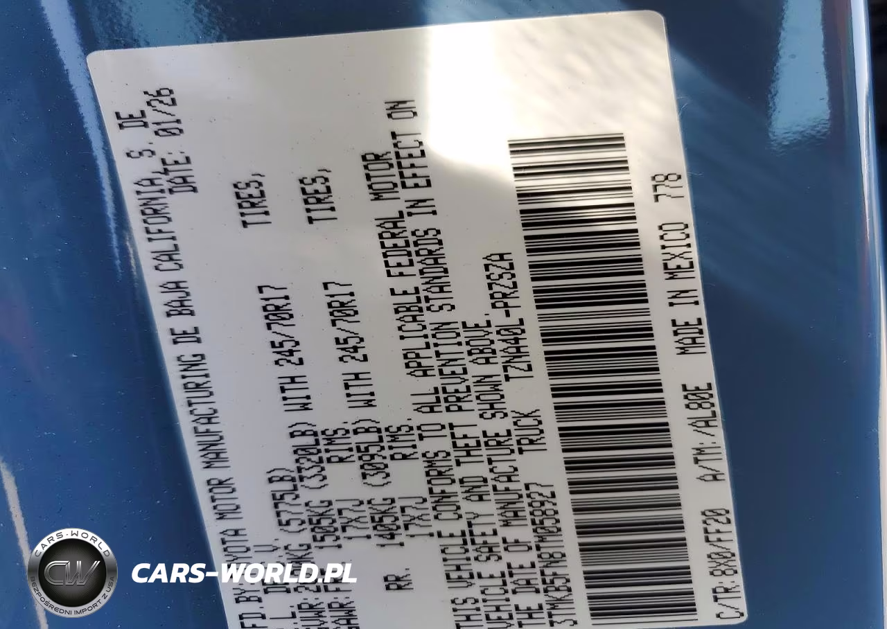 2026 Toyota Tacoma Sr5 VIN:3TMKB5FN8TM058927 - 12